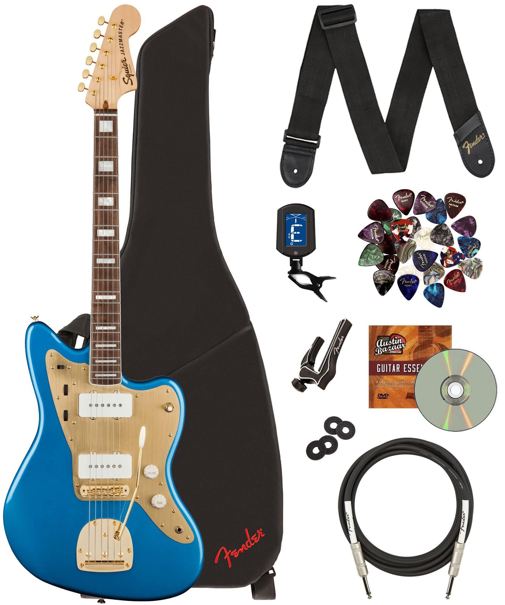 ギター SQUIER 40th Anniversary Jazzmaster 40th Anniversary Squier Jazzmaster, Gold Ed. – Moze Guitars